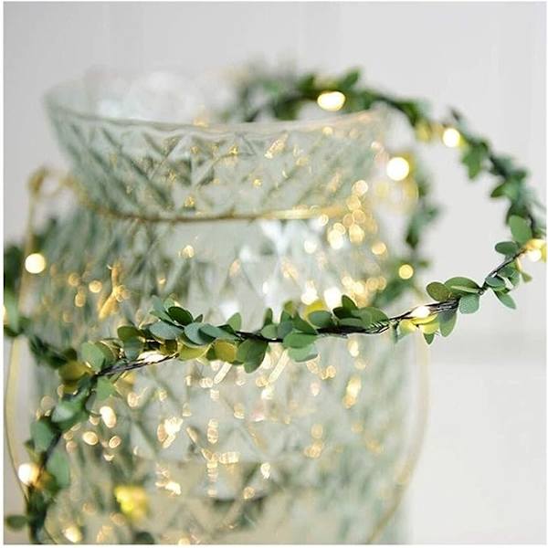 Eventyrlys LED Eventyrlys Strenglys, Batteridrevet Wisteria Girlande Kobber Ringlys Udendørs Hjem Have Soveværelse Indendørs Dekoration Christ