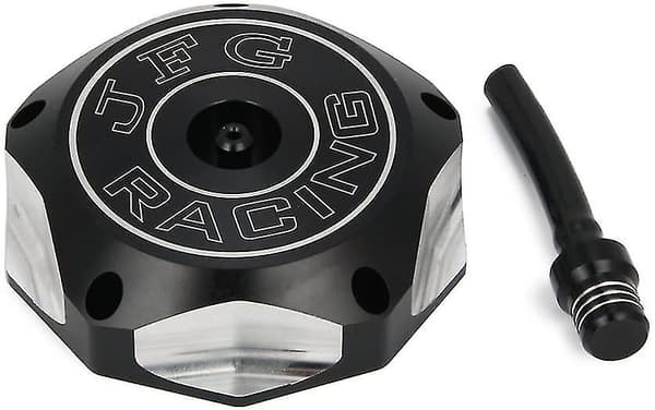 Billet Gas Bränsletanklock med Vent - Svart