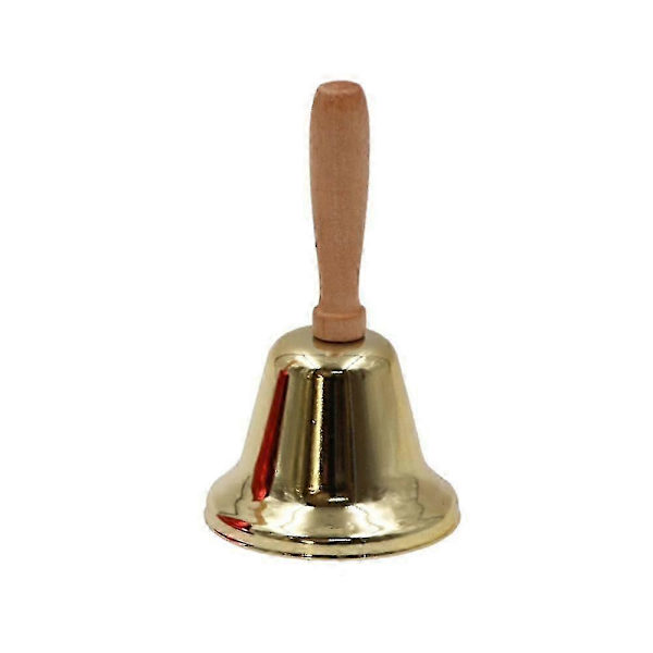 Superhög Solid Handklocka med Trähandtag Julhandklocka