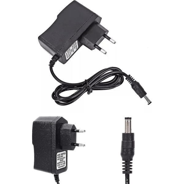 Strømforsyning for keyboardpiano, universell 9v AC/DC strømforsyning for digitalt keyboard E-piano Klavir keyboard musikkinstrument, 100-240v (EU-plugg)
