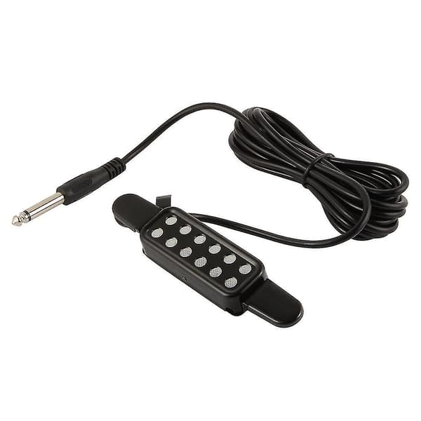 Sort Clip-on Akustisk Guitar Pickup