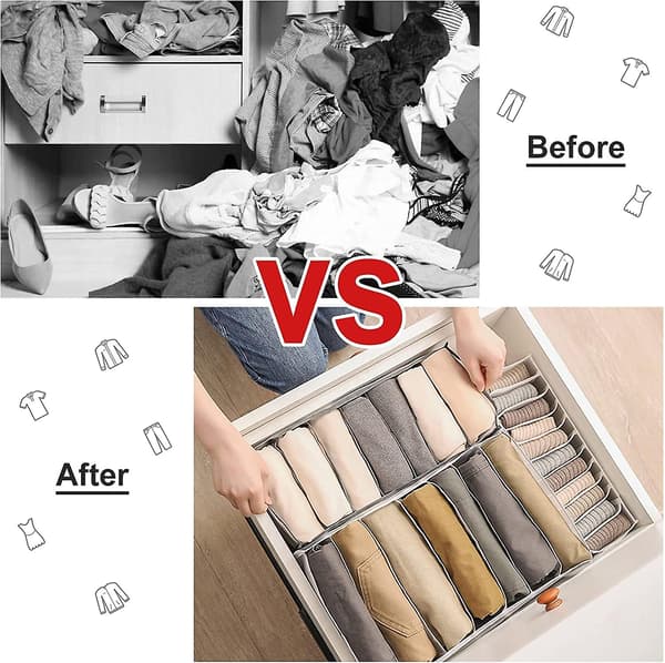 2 st Jeans Organiser Förvaringslåda Byxor