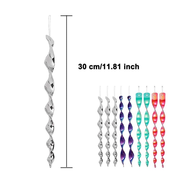 10 kpl Kyyhkynen karkotin Patio Villieläimet Hedelmätarha Pelote sauvat Heijastava spiraali