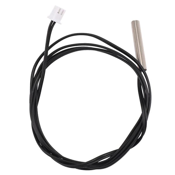 5 stk 1 Meter Vanntette Temperatursensor Sondes, Rustfritt Stål 10k 3950 Ntc Termistor Sondes, Di