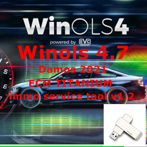 2022 Hot Selling Winols 4.7 med plugins +2021 Damos +ecm Titanium+ Immo Service Tool V1.2 All Data Auto Repair Software