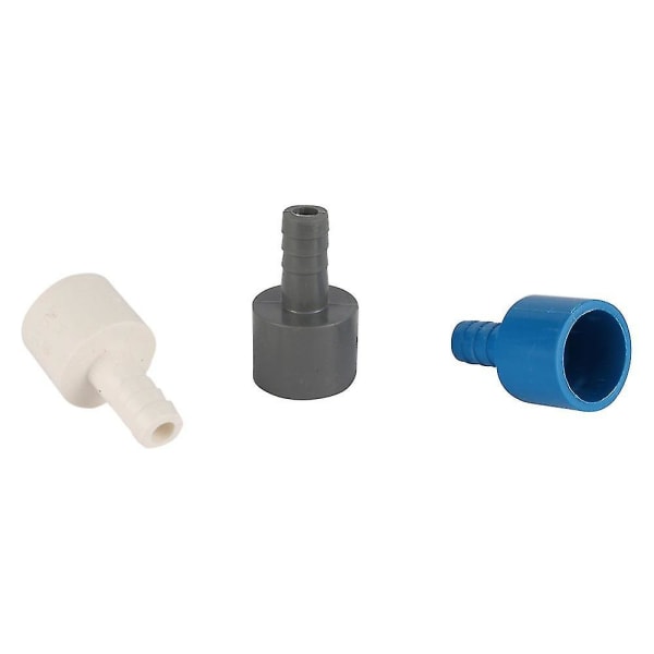 20 til 10 mm PVC Reduserende Slange Hurtigkobling Hard Rør Plast Pagoda Rørforbindelse