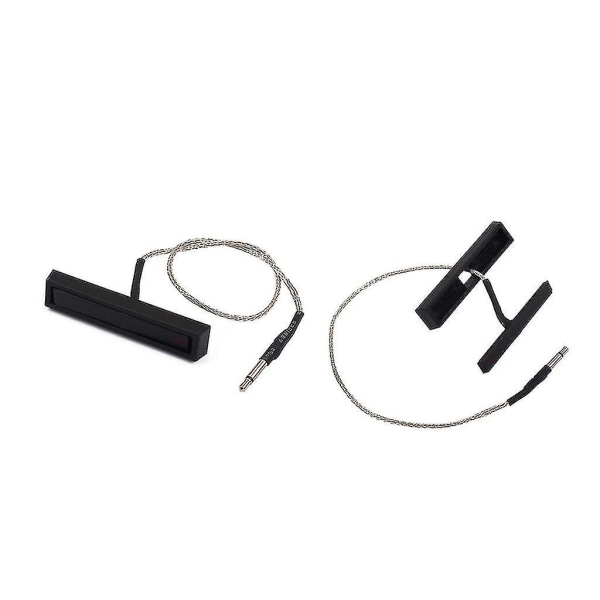 1 Sæt Elektrisk Violin Fiddle Silent Eq Piezo Pickup Forforstærker Strengeinstrument Dele Sort