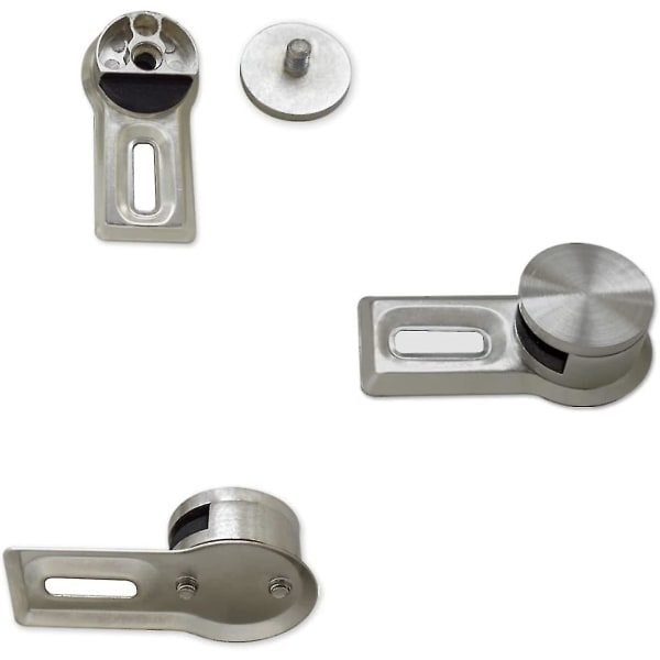 4 stk. Heavy Duty Clip Beslag Afstandsstykker Til Glas Akryl Glas Billede Vægkunst Skruer