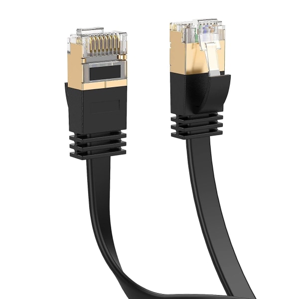 Flat Cat8 Ethernet-kabel, Lang, 40g Høyhastighets Slank Nettverks Lan-kabel Gigabit Internett Router Kabel Rj45 Wire For Datamaskin Lapt