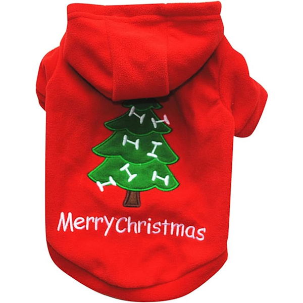 for GOG Sweater Holiday Puppy Kostume Sweater Kæledyrstøj Varmt Hunde Tøj Orchard Lille Sweater Hvalp Lille og Mellem Teddy Kæledyrstøj til Mellem D