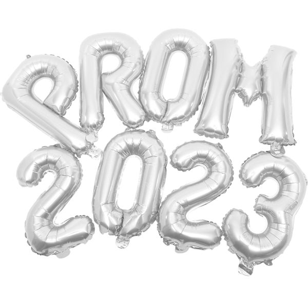1 Set Examenballonger 2023 Aluminiumfolie Ballonger Dekorativa Balonger för Balen 2023