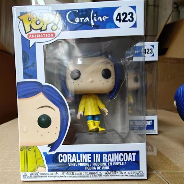 Animation: Coraline i regnrock Vinyl Action Figures Leksak Present till fans, 100% Ny
