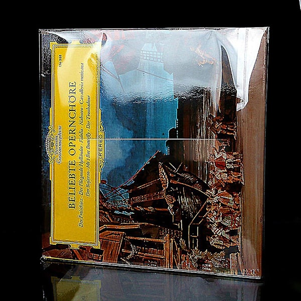 50x Vinylplade Ydre Ærmer 12in | Krystalklar |32.3x32cm/12.72x12.in