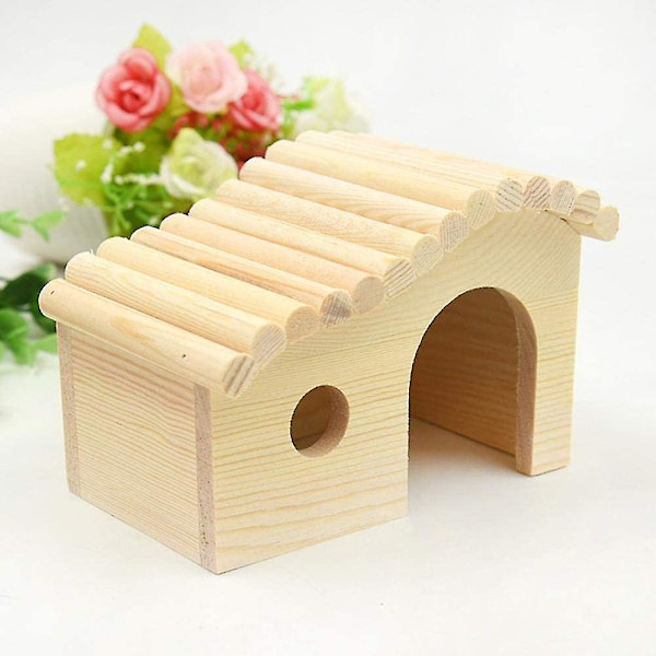 Hamsterhus Hamster Trehus Smådyr Rede Habitat Hus