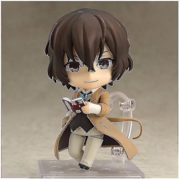 Bungo Stray Dogs Osamu Dazai Nendoroid Actionfigur Ansigtsudskiftning Pvc Skrivebords Ornament Fødselsdag