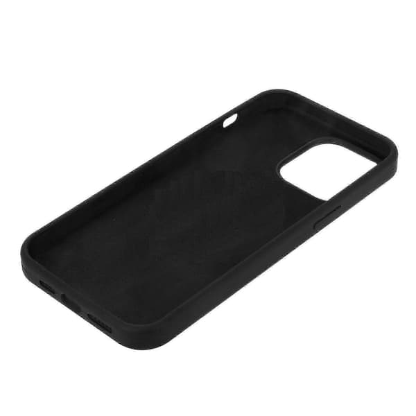 Flexibelt silikonskal kompatibelt med iPhone 13 Pro Max stötdämpande och fallsäkert Black