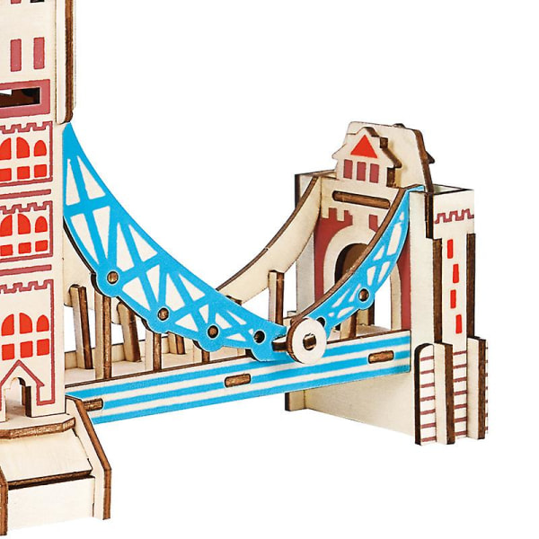 3D Træpuslespil Tower Bridge Håndværk Model Kits Til Voksne At Bygge Fødselsdagsgave Til Familie Og Venner - London Bridge