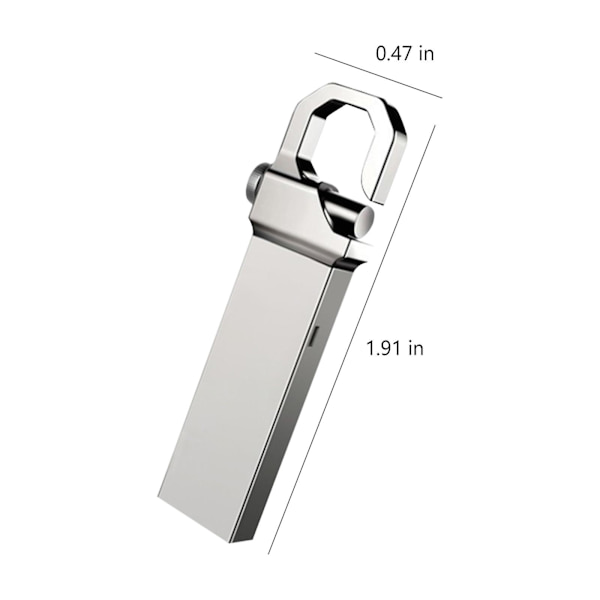 USB-minne 32 GB Flash-enhet Metall Tummenhet 32 GB USB 2.0 Minnespinne 32G USB-minne