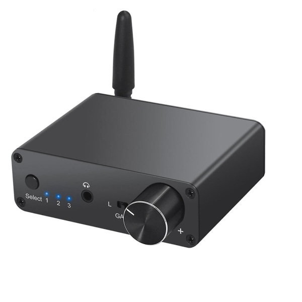 Bluetooth DAC-konverter 192kHz Digital til Analog Konverter med Hodetelefonforsterker AAC innebygd 5.