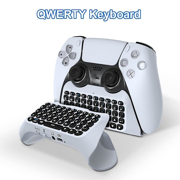 Trådlöst tangentbord 3.0 Controller Chat Pad för handkontroll Inbyggd högtalare Gamepad Tangentbord