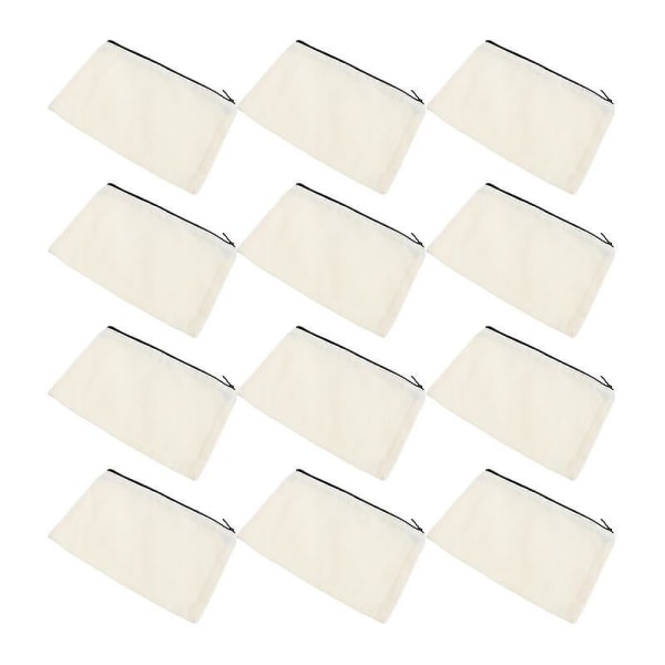 12 stk. Sublimering Blanke Makeup Tasker Varmeoverførsel Kosmetiske Opbevaringsposer