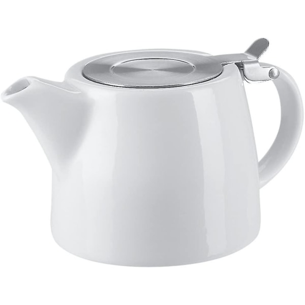 18 Oz Tekande Med Infuser Og Sls Låg Rustfrit Stål Infuser Keramisk Tekande