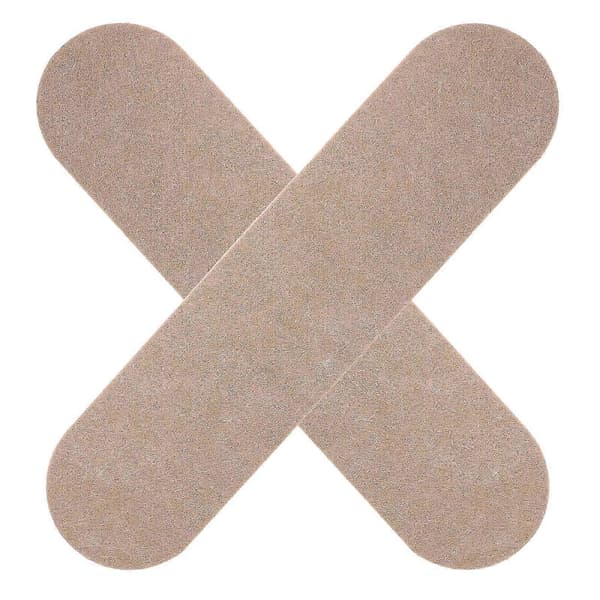 Fotoopslagstavle Multifunktionel Klæbemiddel til Hjemmekontor Klasseværelse Beige Polyester til Opbevaring 2 Stk.