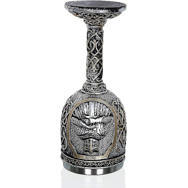 Personifierad Goblet Mug Medeltida Viking Riddare Kunglig Kalk Kung Korsfarare Goblet Gotisk