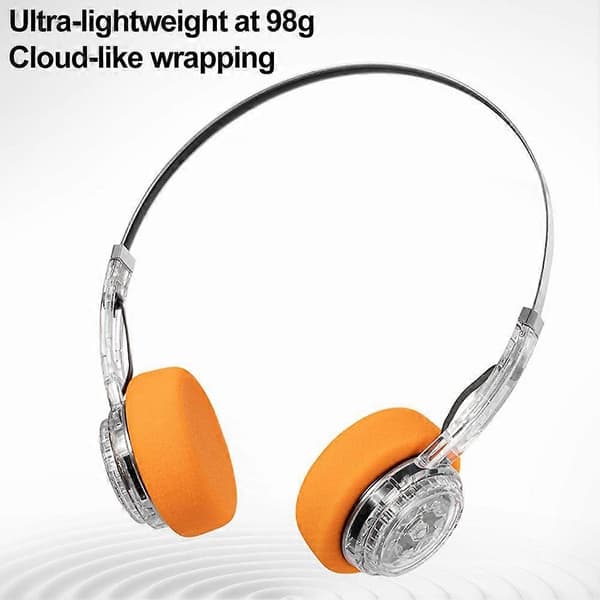 Bluetooth-headset Transparent Mecha-headset Hörlurar Transparent 1pcs