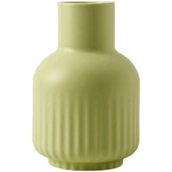 Nordisk keramisk vas Hem Vardagsrum Bord Dekoration Blommor Hydroponisk Behållare Veranda Sovrum Inredning Tillbehör (Färg: Grön)