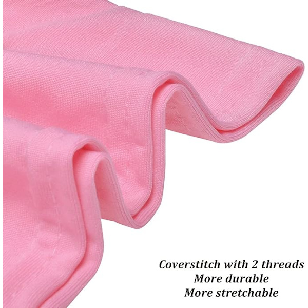 10 stk. Pink Stretch Stolestol Bånd Elastiske Monterede Stolebetræk Spandex Bånd med Spænde til Brudebruser Bryllupsfest Dekoration Fødselsdag