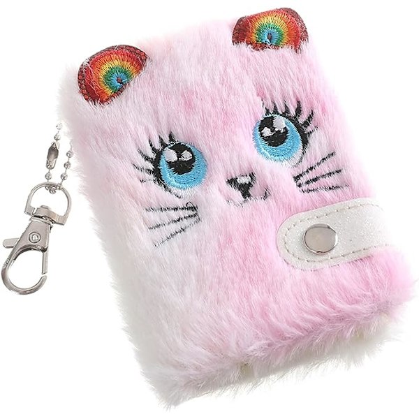 Muistikirja Kierre Söpö Kissa Plussi Muistikirja Kawaii Riippuva Avaimenperä Muistikirja Päivittäinen Suunnitelma Päiväkirja Muistiinpano Tarvikkeet (Väri: MC)