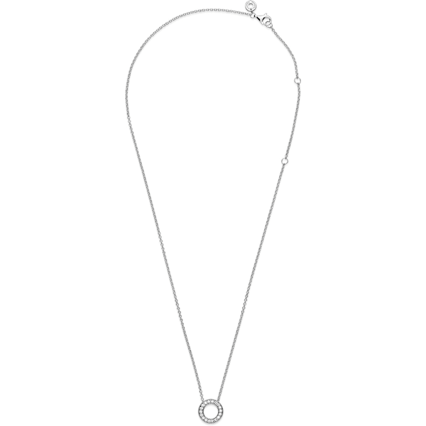 Pandora Smycken Pandora Hjärta Kubisk Zirkonia Halsband Sterling Silver, 45 cm