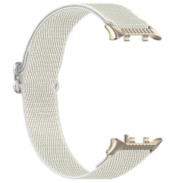 För Huawei Watch D2 Klockarmband Nylon Flätat Elastiskt Skjutlås Spänne Andningsbart Armband Starlight