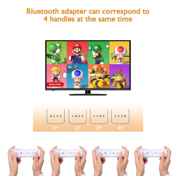 Wii Remote Plus + Nunchuck Motion Plus (Hvid) Hvid One Size