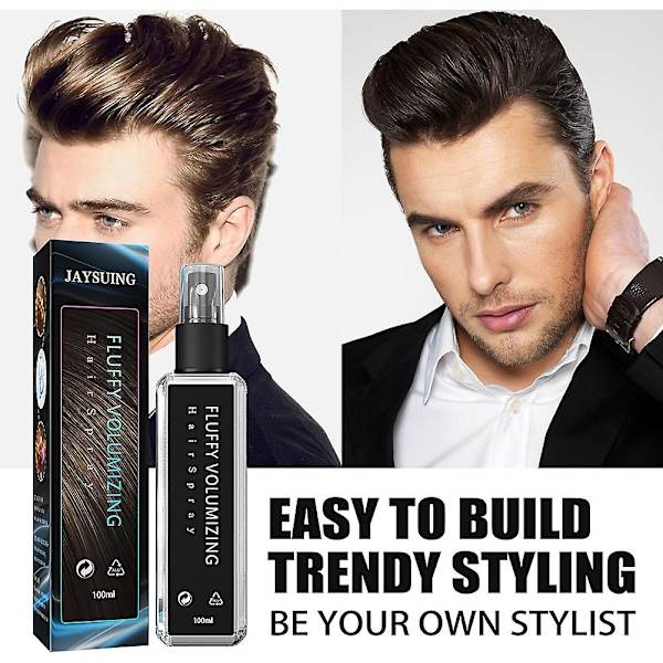 100ml Fluffy Volumizing Hårspray, Ekstra-volumen Magic Spray, Langvarig Lys, Øjeblikkelig Volumgivning Med Ikke-fedtet & Ikke-klæbrig, Velegnet Til Alle