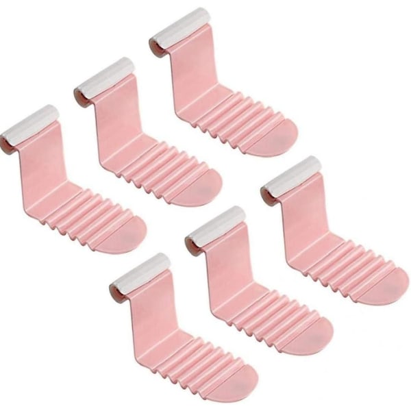 Sengestroppeholdere, Plastik Sengestroppe Klips Gribere Til At Holde Lagener Tidy Lagener Fastgørere (pink6stk)
