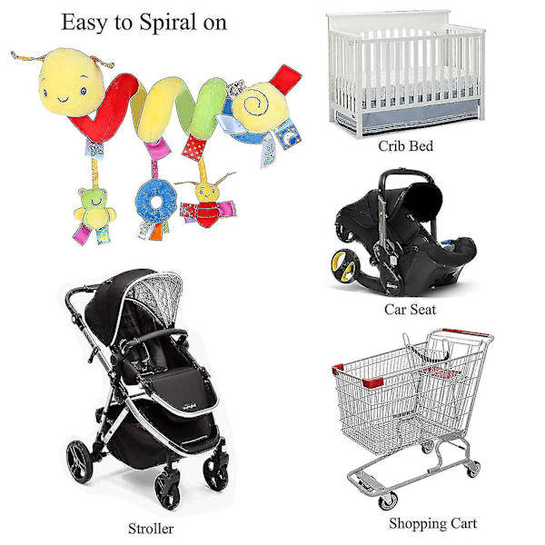 Babyvagnsleksak Spiralvagnsleksak Babysitsleksak