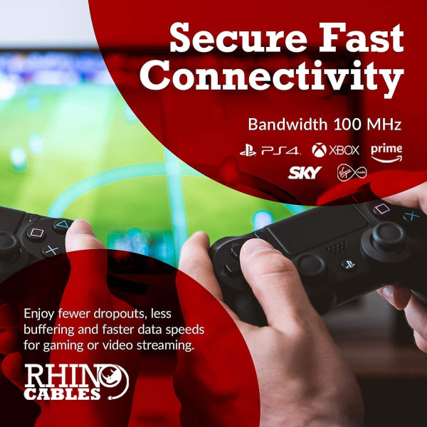 Platt Ethernet Cat5e nätverkskabel Slim Thin Low Profile Lan Patch Internetkabel för Xbox, Ps4, Modem, Router, PC, Smart TV,