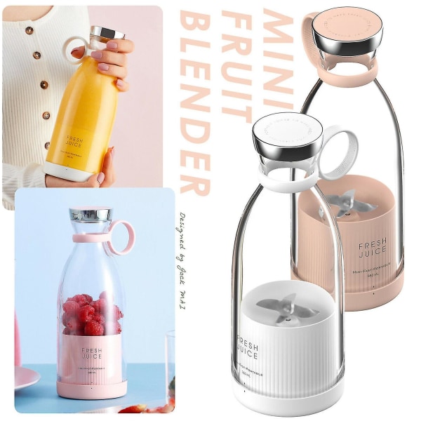 Bärbar Elektrisk Juicer Blender USB Mini Fruktmixer Juicer Fruktutvinnare Mat Shake Multifunktionell Juicer