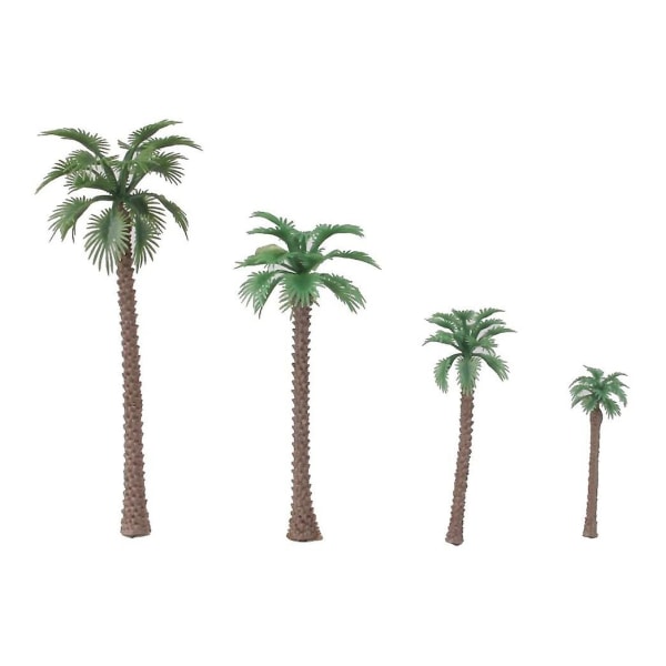 40 st kokosnöt palm modellträd/scenmodell plast konstgjord layout regnskog