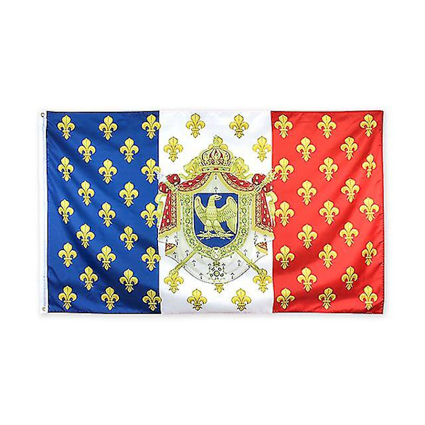 90x150cm Kuninkaallinen Standardi Napoleon Ranska Fra Fr Lippu