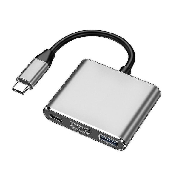 3 i 1 typ C till 4k HDMI / USB Type-c / USB 3.0 Port Adapter Digital Converter