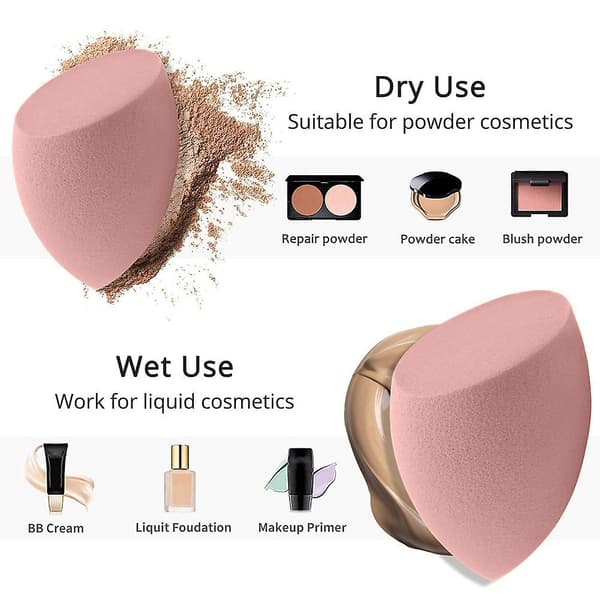 6 st Makeup Svamp Blender Set