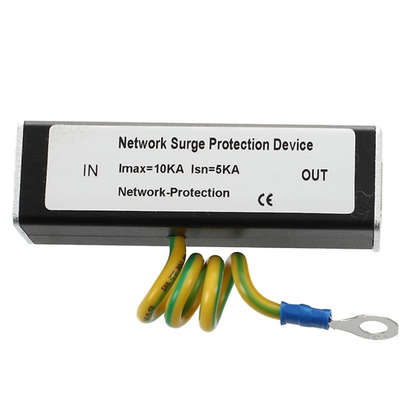 Rj45 Plugg Ethernet Network Surge Protector Thunder Arrester 100mhz