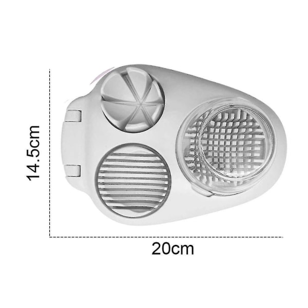 3-i-1 äggdelare, äggdelare, biburyeggcutter tung slicer för jordgubbsfrukt garnering slicer, rostfritt ståltråd