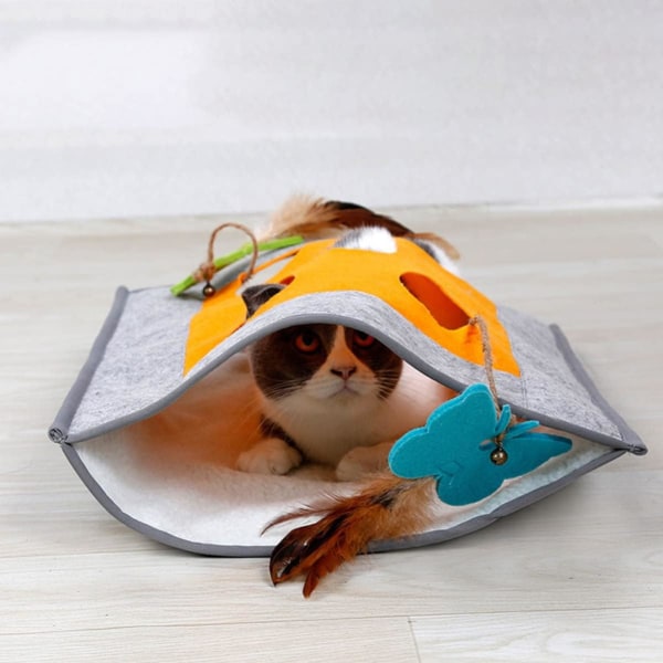 Lille skjul ferret killinger kat kaniner rør vinterpose tunnel kæledyr tilbehør rotte hvalp leg killing fjer rede hunde hule tæppe hamster taske sove