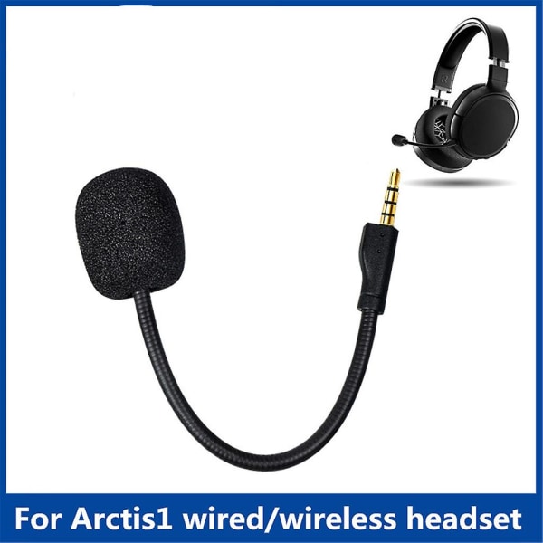 Ersättningsspelmikrofon Avtagbar mikrofonbom för ~steelseries Arctis 1 1.0 One Wired trådlösa hörlurar Gaming Heads