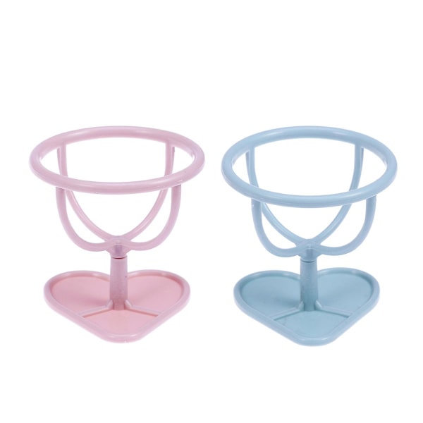 2 stk. Pudderpuff Stativ Holder Praktisk Pudderpuff Brakett Pudderpuff Stativ Stativ Pudderpuff Hylle For Damer Kvinner