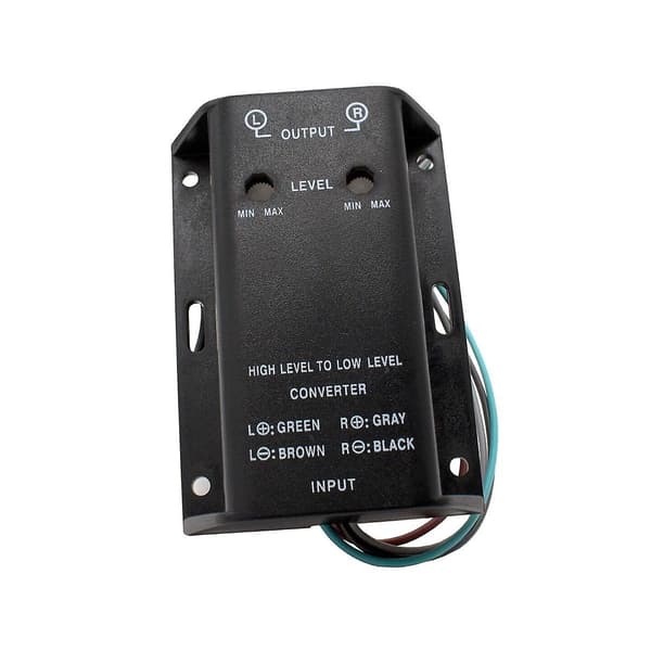 2-kanavainen High-Low-sovitin Quadlock-radioille , , ,
